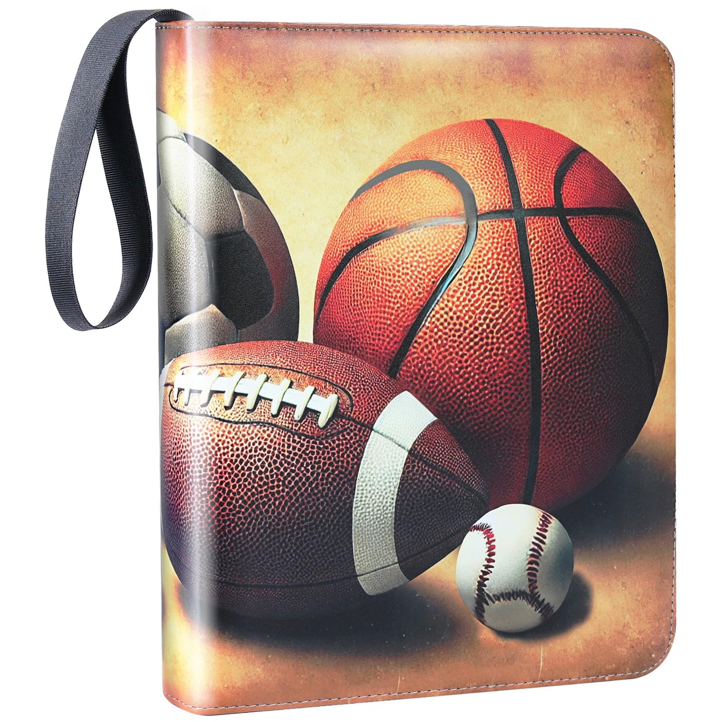 Zipper Cards Binder for 900-Pocket Sports Trading Cards  enhanced Baseball Football Basketball Cards Book Album With Removable Sleeves for MTG & TCG Cards - Gifts for Girls and Boys