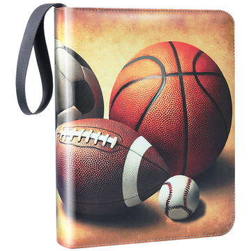Zipper Cards Binder for 900-Pocket Sports Trading Cards  enhanced Baseball Football Basketball Cards Book Album With Removable Sleeves for MTG & TCG Cards - Gifts for Girls and Boys