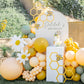 Bezente Pastel Orange Latex Party Balloons - 100 Pack 12 Inch Round Helium Light Orange Peach Balloons For Baby Shower Wedding B