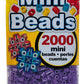 Perler 80-14109 Mini Fuse Bead Craft Supplies, 2000pcs, Purple