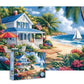 300 Pieces Puzzle for Adults Beach Jigsaw Puzzles Family Puzzle Game - Finished Size is 20.5 x 15 inch