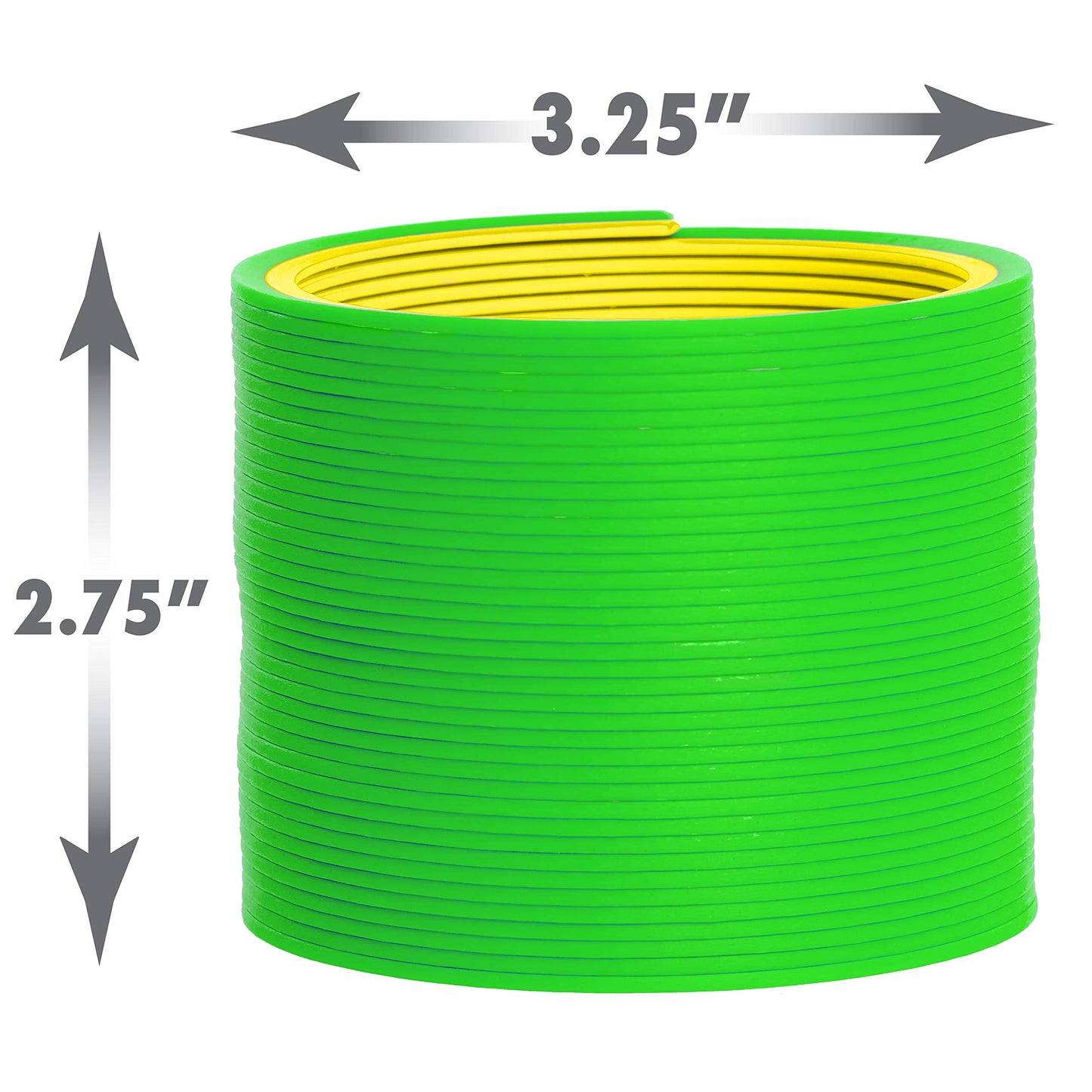 Just Play Slinky - Original Walking Spring Toy, Multicolor Neon, Small, Plastic, 3-Pack, Ages 5 Up, Model 03200