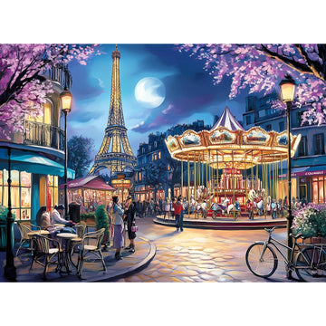 300 Pieces Puzzles for Adults | Eiffel Tower Jigsaw Puzzles 300 Piece for Children Adults Seniors | Sturdy,Safe Large Piece Puzz