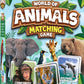 MasterPieces World of Animals Matching Game for Kids - Assorted - Model 42080 - Fun Family Game for Learning