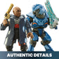 Mega Halo The Series Vehicle Building Toys Set, Renegade Banshee Aircraft With 205 Pieces, 2 Micro Action Figures, Purple, Kids And Fans
