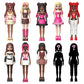 Dress To Impress Mystery Models Dolls - Wave 1, Gold, 10 cm, Collectible Fashion Dolls for Kids