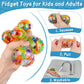 12 Pack Easter Egg Fillers With 12 Light Up Egg Shaped Fidget Stress Balls, Squeeze Stress Relief Toys Filled Easter Eggs Hunts