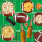 Football Party Decorations Football Party Supplies Including Paper Plates, Napkins, Tablecloth, Banner For Football Birthday Par