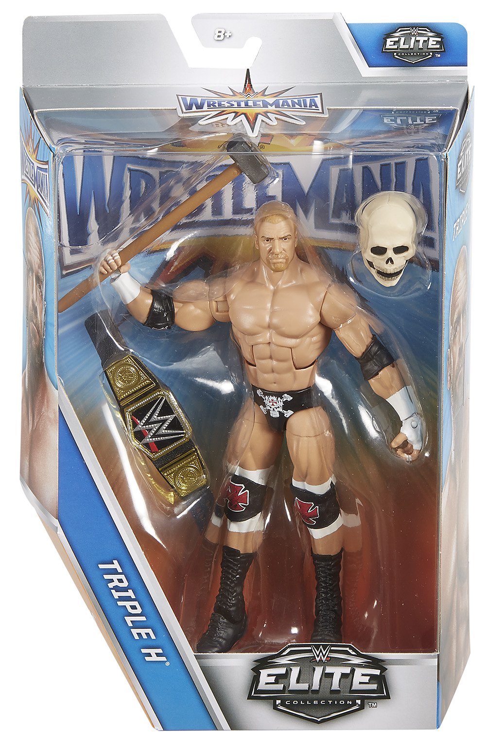 WWE Elite Triple H Action Figure - Wrestlemania 32 - Plastic - Model DXL62