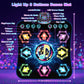 Dance Mat, 2024 Light Up 8-Button Dance Pad With Wireless Bluetooth, Flowing Light Control System With Stands, Kids Music Toys B