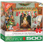 Eurographics Christmas By The Fireplace 500-Piece Puzzle