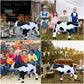 Ileisurely Inflatable Cow, Farm Party Decorative, 37-Inch Blow Up Animals For Farm, Indoor & Outdoor Cow Theme Party Supplies, B