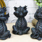 Ebros Whimsical Three Wise Dragon Hatchlings See Hear Speak No Evil Baby Dragons Collectible Figurine Miniature Set 3.5' Tall Each Dungeons And Dragons Medieval Renaissance Decor