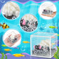 HyDren Mini Axolotl Figures Toy DIY Axolotl Tank Handmade Craft Birthday Party Gifts for Bedroom Living Room Home Table Decorati