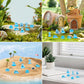 WOZADU 40 PCS Luminous Mini Resin Water Elves Figurines for Dollhouse Decoration Tiny Ghost Resin Miniature Things for Fairy Garden Micro Landscaping Decoration Cake Toppers Decor
