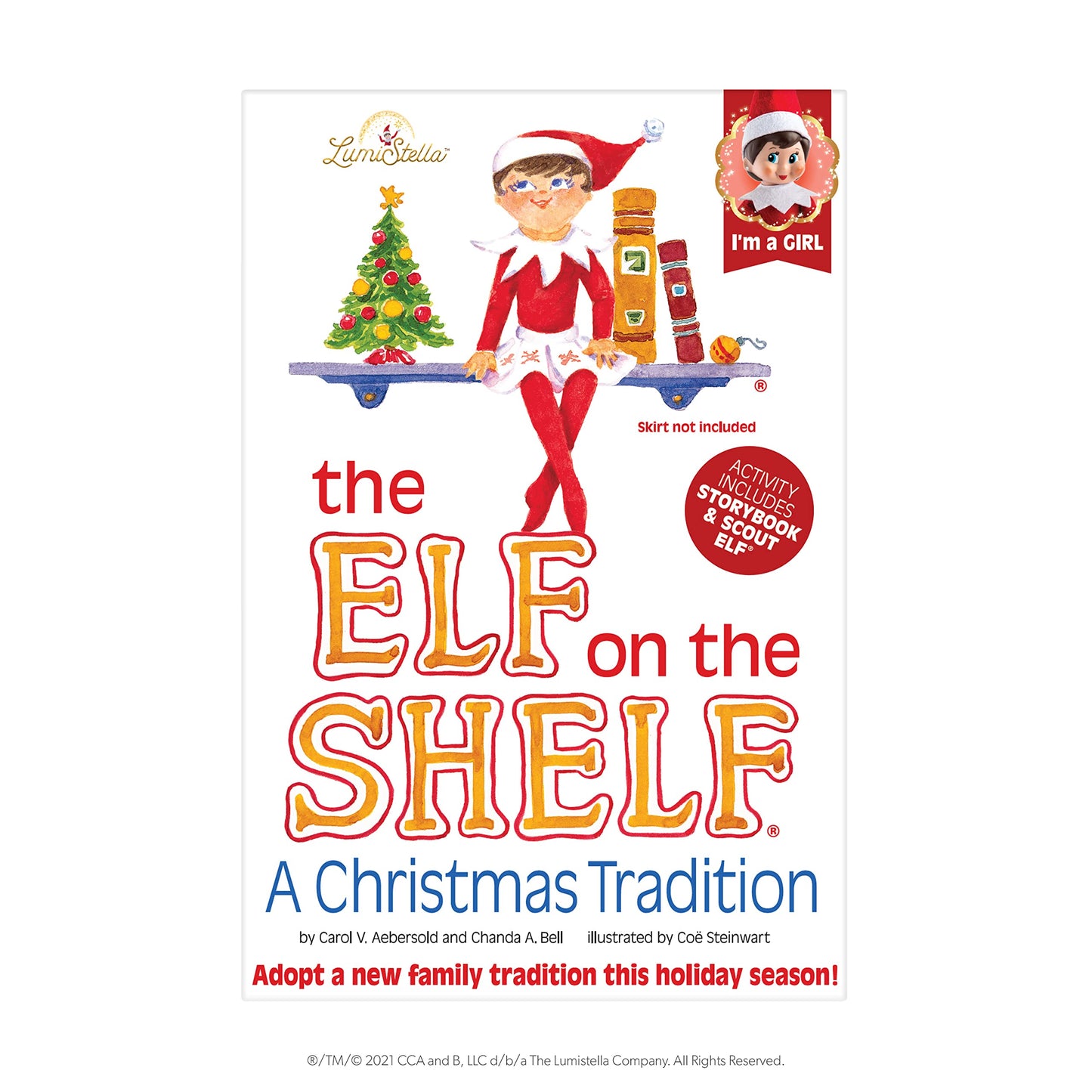 The Elf On The Shelf: A Christmas Tradition - Girl Scout Elf With Blue Eyes - Includes Artfully Illustrated Storybook, Keepsake Box And Official Adoption Certificate