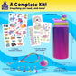 PURPLE LADYBUG Decorate Your Own Water Bottle Kit - Unicorn Color, Metal, Ages 5-10, Perfect for Easter Basket Gifts