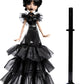 Monster High Wednesday Doll, Rave’N Wednesday Collectible In Black Gothic Gown Inspired By Dance Scene, Premium Accessories And Doll Stand
