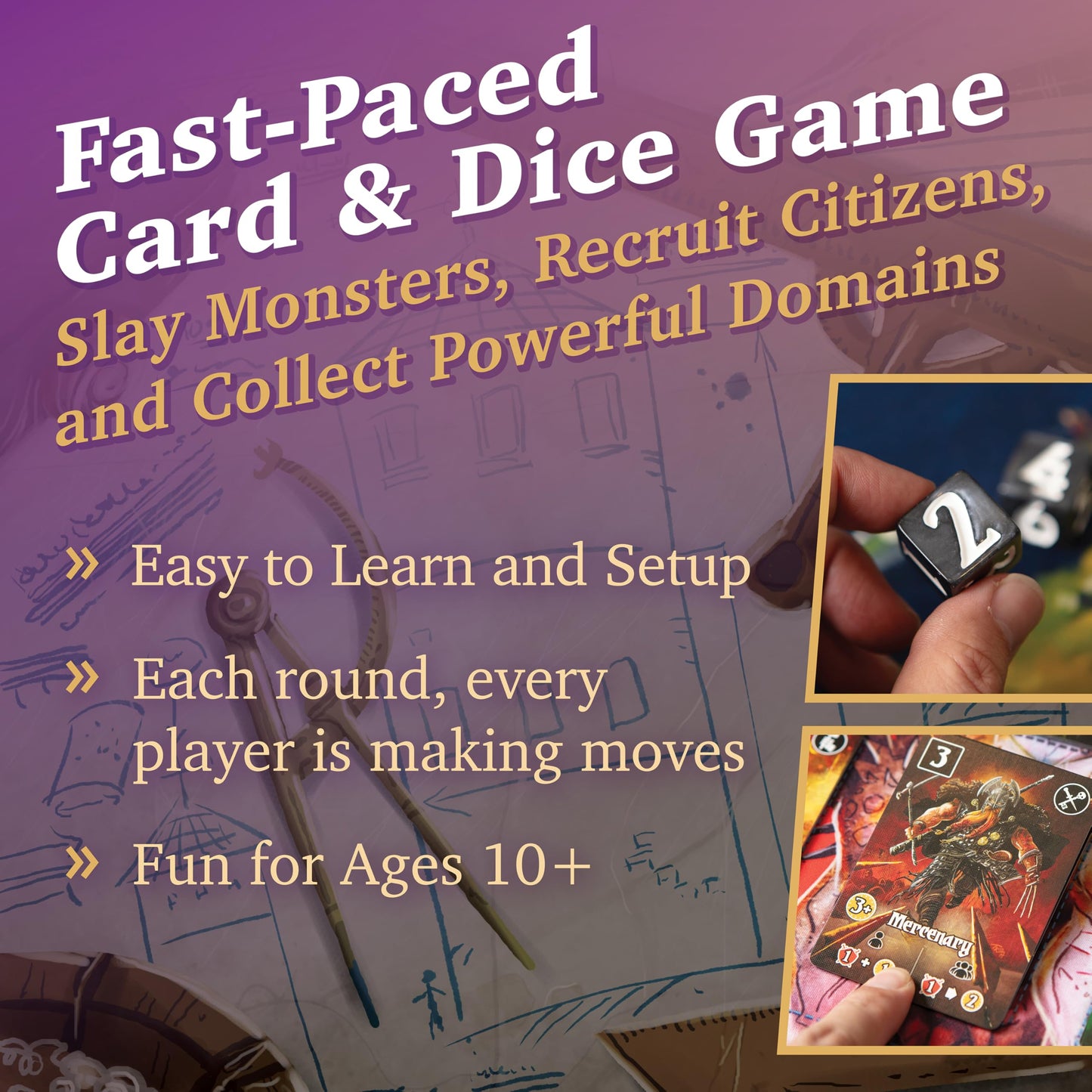 Daily Magic Games Valeria Card Kingdoms Board Game - Strategy, Resource Management, Ages 10+, 1-5 Players, Multicolor, Model DMGVCK101