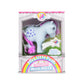 Basic Fun My Little Pony 40th Anniversary Blue Belle Figure, 4-Inch, Brushable Mane, Ages 4+, Original 1983 Collection