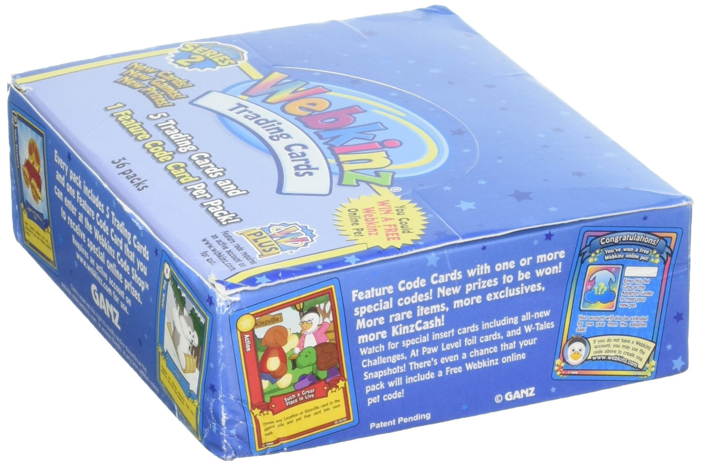 Webkinz Trading Cards Series 2 Sealed Box 36 Packs