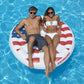 Swimline Inflatable Americana Peace Sign Island Pool Raft