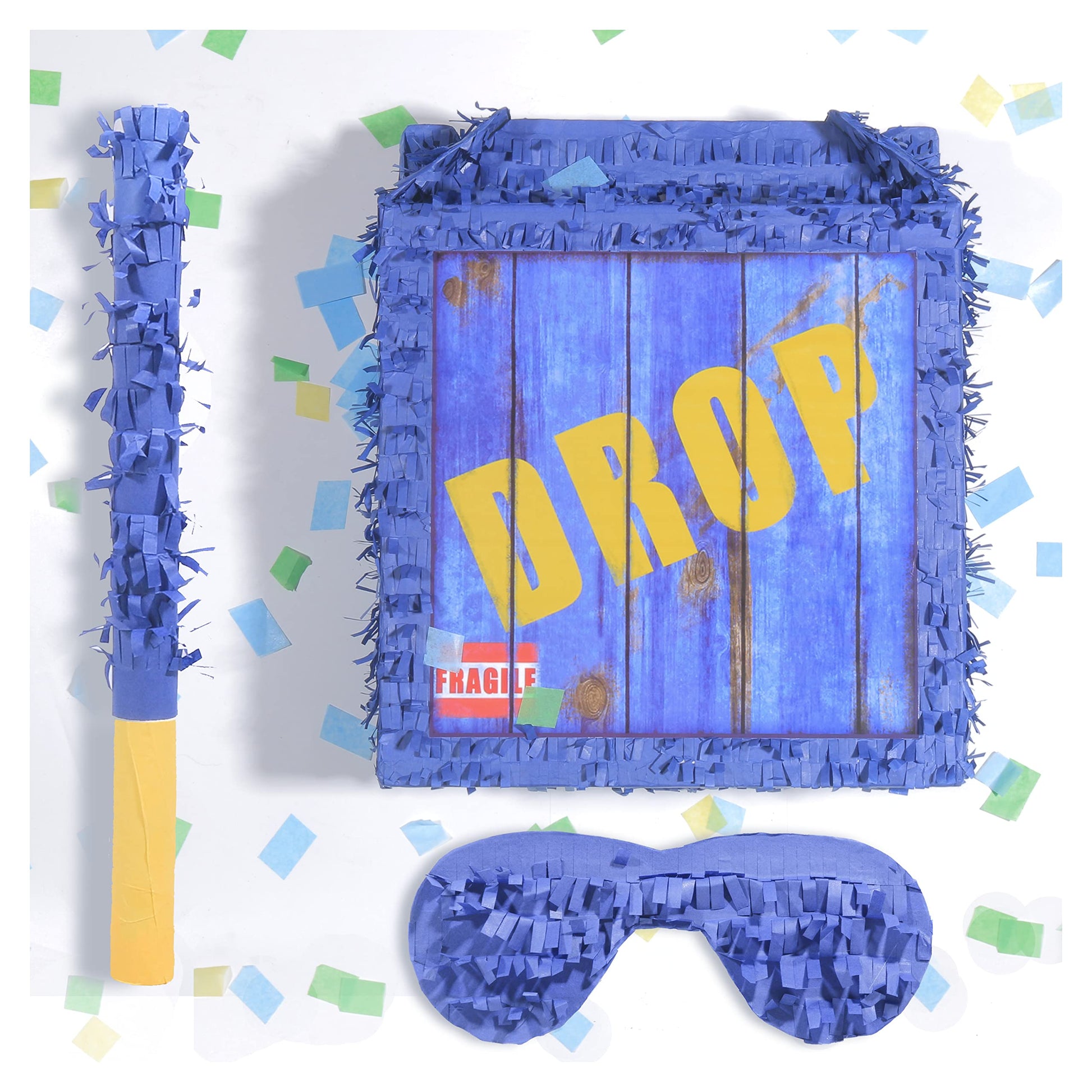 Tuoyi Drop Box Piatas Boombox, Hand Made Mexico Fiesta Piatas Boom Box for Birthday Parties, Carnival and Related Events, With P