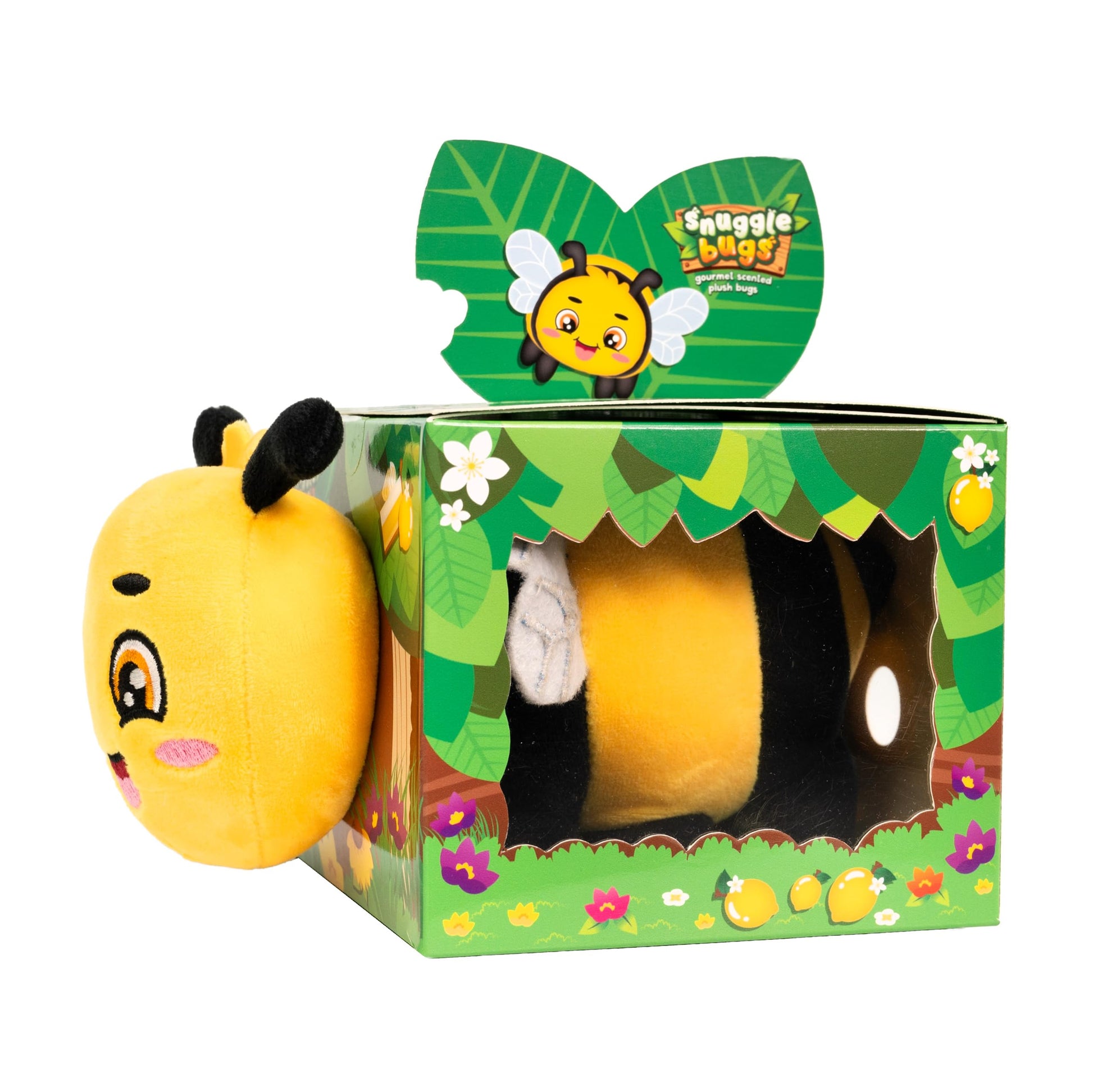 Scentco Snuggle Bugs (Bumble Bee)- Lemon Meringue Pie Scented Plush Toy - Gifts For Kids, Gift Guide, Aromatherapy