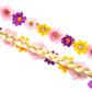 Rabtero Girls Halloween Costume Wig, Rapunzel Hair For Toddler Girls, Tangled Wig Braid Headband With Tiara And Colorful Flowers