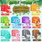 Oriate Animal Toddler Learning Toys, Sensory Learning Toy Safari Animal for Counting Sorting, Zoo Animals Educational Finger Pup