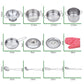 Yellora Play Pots And Pans Sets For Kids, Stainless Steel Cookware Toys Gift Set For Christmas, Pretend Play Kitchen Accessories