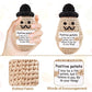 Dafuriet Funny Positive Potato Crochet Gift, 3.7In Handmade Kintted Wool Doll With Emotional Support Positive Card, Cute Cheer Up Gifts For Friends Dad Birthday Party Desktop Decors(Handsome Potato)