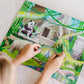 Melissa & Doug Reusable Sticker Pad - Jungle & Savanna, 175+ Stickers, Colorful, Model 30502