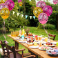 Gejoy 36 Pcs Cheetah Balloons, 12 Inch Pastel Leopard Print Latex for Jungle Theme Birthday Party Decorations