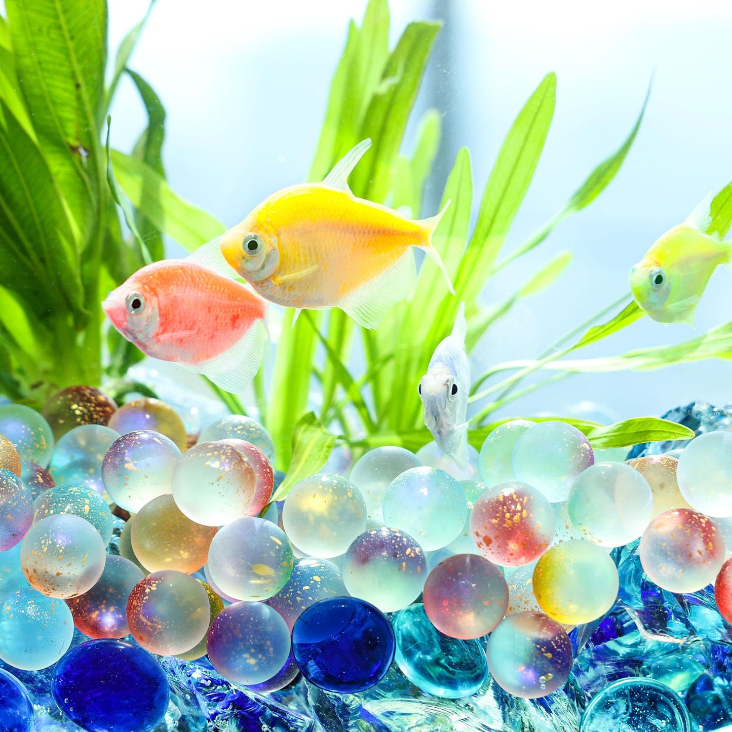 Poplay 120Pcs Glass Marbles Bulk, For Kids Marble Run Games, Vase Fillers, Green