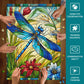 Sutinban Stained Glass Dragonfly 1000 Piece Puzzles  Jigsaw Puzzle 1000 Pieces for mature-themeds  Coolest mature-themed Puzzles for Happy Family Time  Great Gift for Jigsaw Puzzle Lovers  27.5?x19.7?