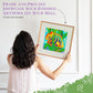 Malaysian Batik Organic Colors Painting 2-in-1 Kit (Fish, Sea Turtle) - Art Craft Painting Activity Kit Set for Adults and Kids