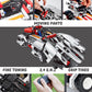 Stem Remote Control Car Building Toy Set For Kids 2 In 1 Snap Together Model Cars Kit To Build With 326 Pieces Cool Engineering Project Best Birthday Gifts For Boys Age 7-12 + Years Old
