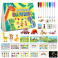 Montessori Busy Book For Toddlers 1-3 3-5, My Preschool Busy Book Sensory Toys For 3 4 5 6 Year Old Kids, Education Workbook Learning Activities - Christmas Birthdays Gifts For Boys And Girls