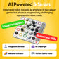 GiiKER Smart Four 3D AI-Powered Game for 1-2 Players, Travel-Friendly, Ages 6-12, Available in Black, Pink, Grey, Lavender
