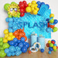 Amandir 159Pcs Summer Pool Beach Party Decorations Splash Tropical Balloon Garland Arch Kit Sun Watermelon Foil Balloons For Kid
