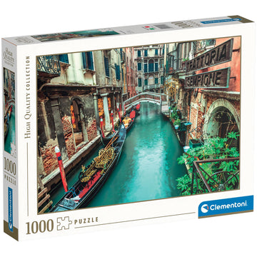 Clementoni Collection 39458 - Venice Canal Puzzle For Adults And Children - 1000 Pieces, Ages 10 Years Plus