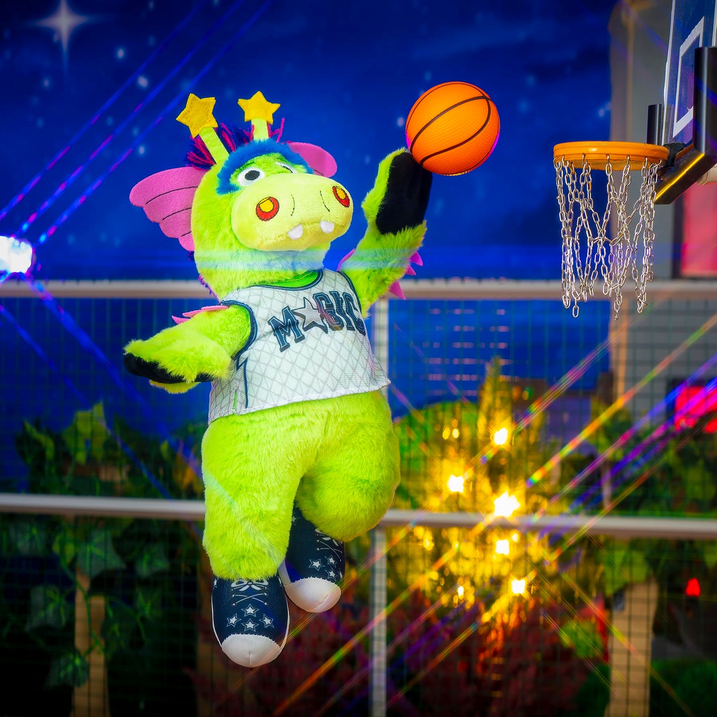 Bleacher Creatures Orlando Magic Stuff 10" Plush Figure - City Edition '24-'25, Polyester Material, Perfect for Play or Display
