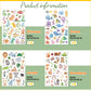 Cute Cat Stickers Kitty Decal Sticker 685 Counts Party Gifts Goodie Bags Decor Reward Animal Birthday Party Favors Vinyl Waterproof Cat Water Bottle Laptop Stickers Invitation Decor