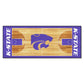FANMATS 19511 NCAA - Kansas State Wildcats Basketball Court Runner Rug - 30in. x 72in. | Sports Fan Area Rug