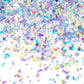 60 G/ 2.1 oz Holographic Star and Moon Glitter Confetti Sequin Galaxy Iridescent Table Metallic Glitter Foil Confetti Sequin Sta