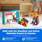 Magformers Designer 62-Piece Set - Magnetic Tiles Building Blocks, Educational Kit, Stem Toy Set - Magnetic Building Tiles For K