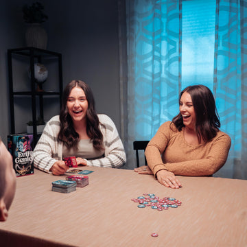 Evil Genie, Party Game Where Players Combine Good Cards with Evil Cards to Grant One Messed Up Wish, Then Guess If The Wish Will