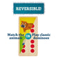 Imagination Generation Busy Barnyard Wooden Dominoes - Reversible! Classic And Matching Games (28Pcs)