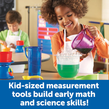 Learning Resources Mix And Measure Activity Set, 22 Pieces, Science Toys for Kids, Multi-color, Model LER2783